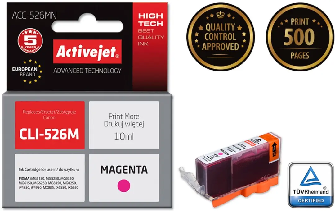 Activejet ACC-526MN Compatibele Inktcartridge