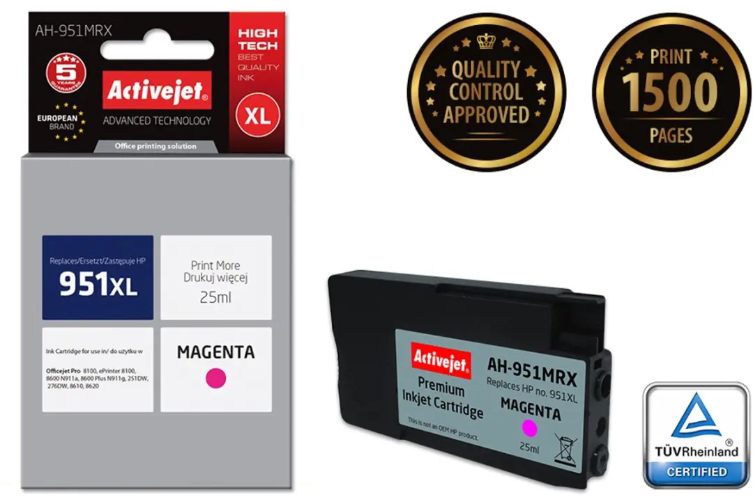 Activejet AH-951MRX Inkt Cartridge Magenta