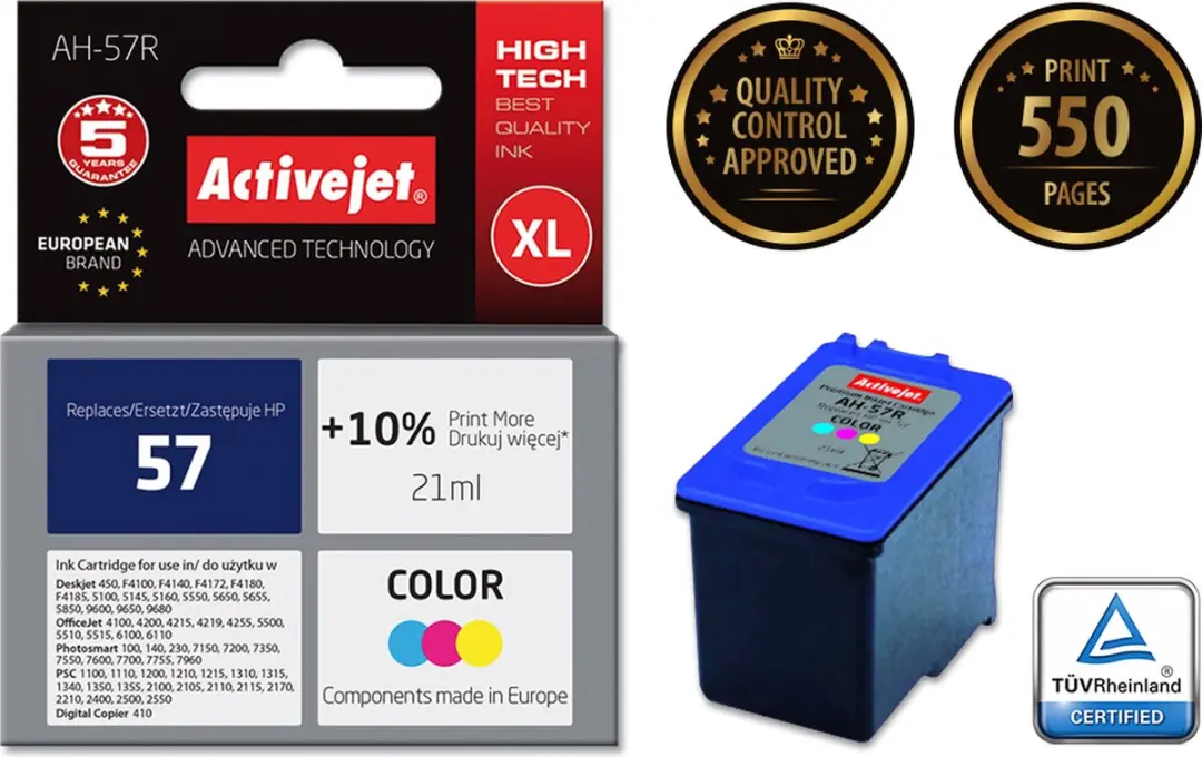 ActiveJet Inktcartridge 21ml