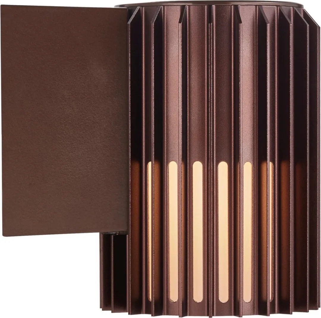 Nordlux Aludra Wandlamp E27 - Bruin Metallic