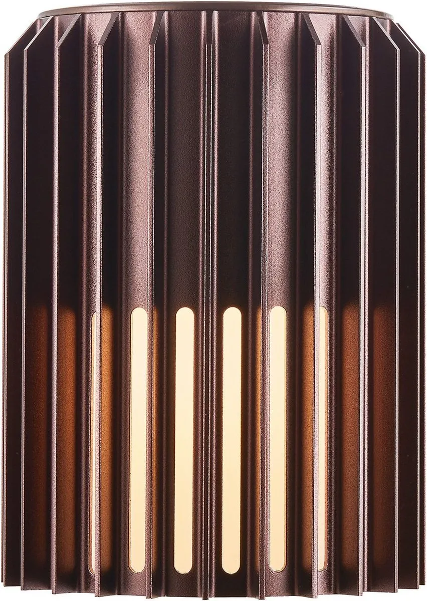 Nordlux Aludra Wandlamp E27 - Bruin Metallic