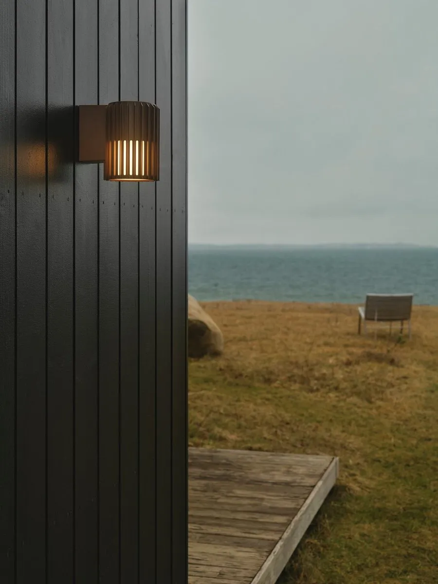 Nordlux Aludra Wandlamp E27 - Bruin Metallic