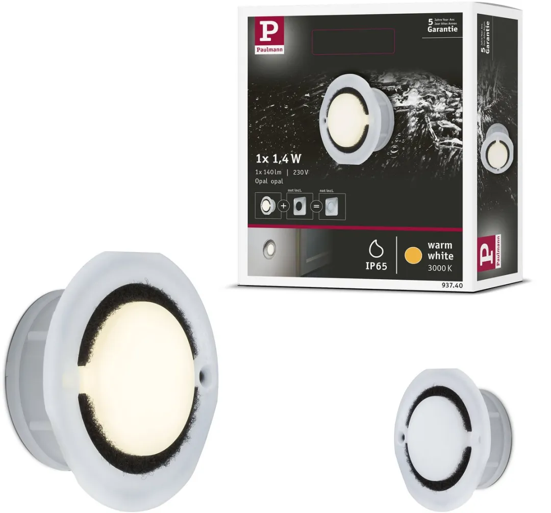 Paulmann LED-wandinbouwlamp Special Line IP65 1,4W 140lm 3000K - Opaal