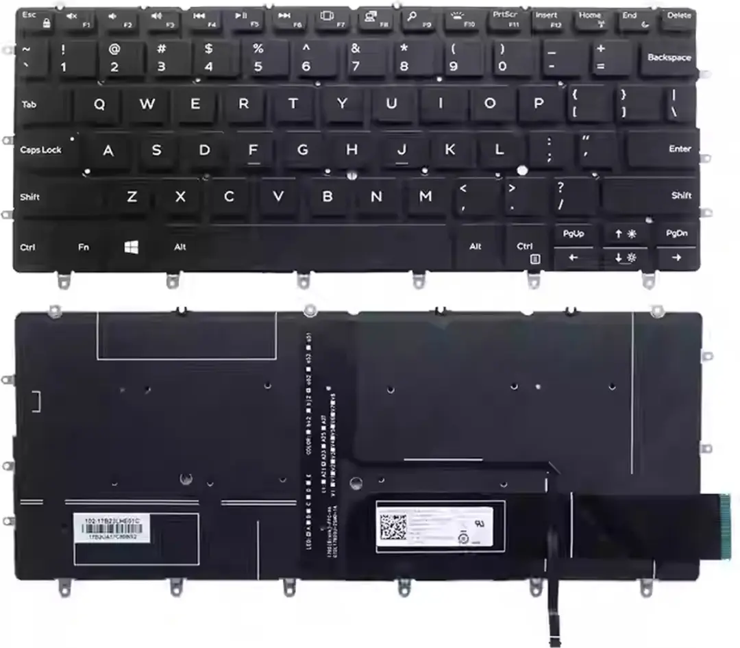 Notebook keyboard for Dell XPS 13 9370 9380 with backlit