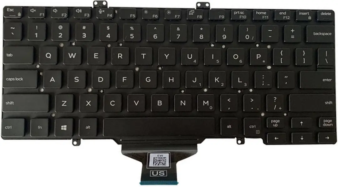 Notebook keyboard for Dell Latitude L3400 5400 7400 without backlit