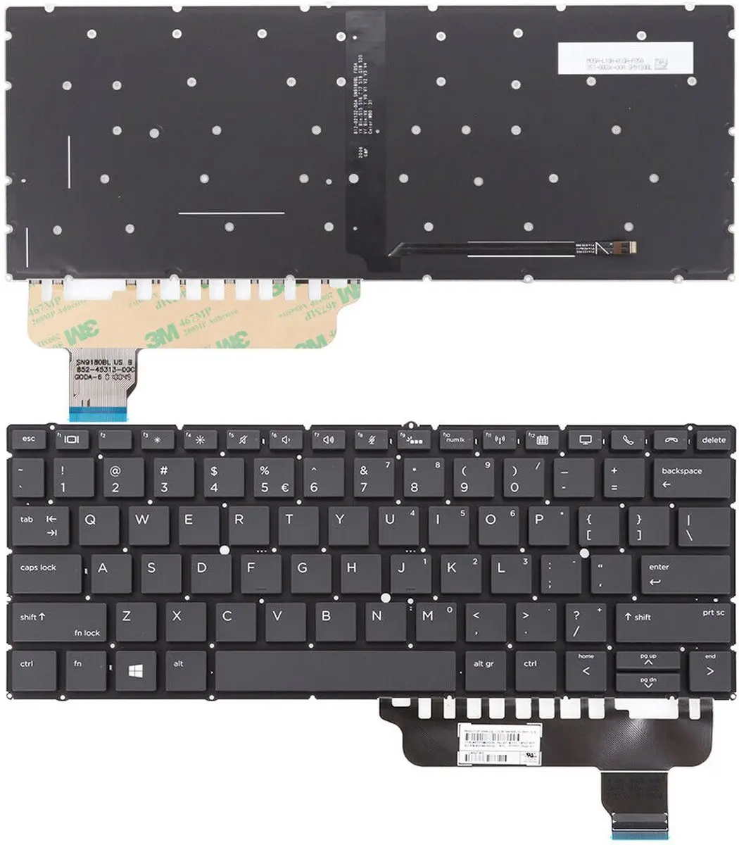 Notebook keyboard for HP Elitebook X360 830 G5 G6 with backlit