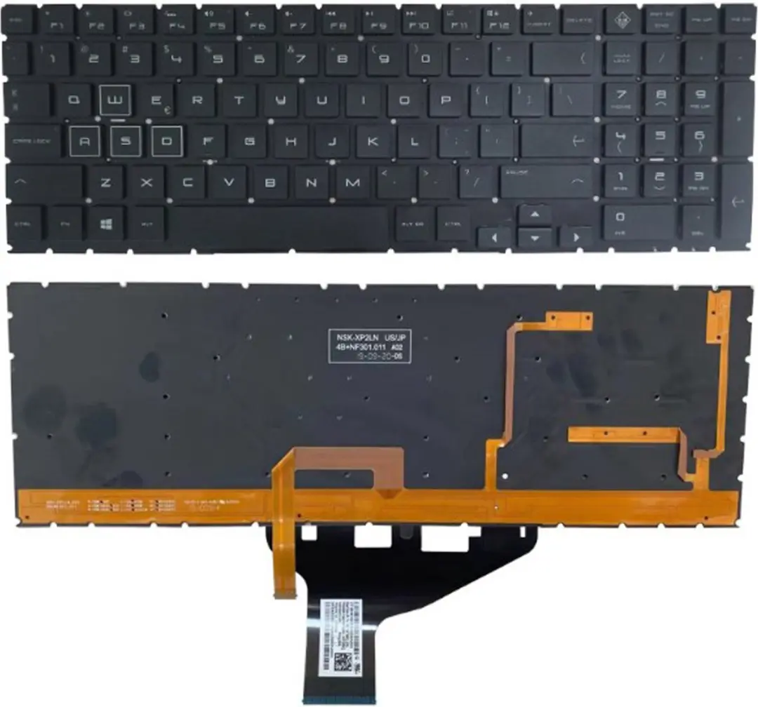 Notebook keyboard for HP Omen 15-DC with full backlit