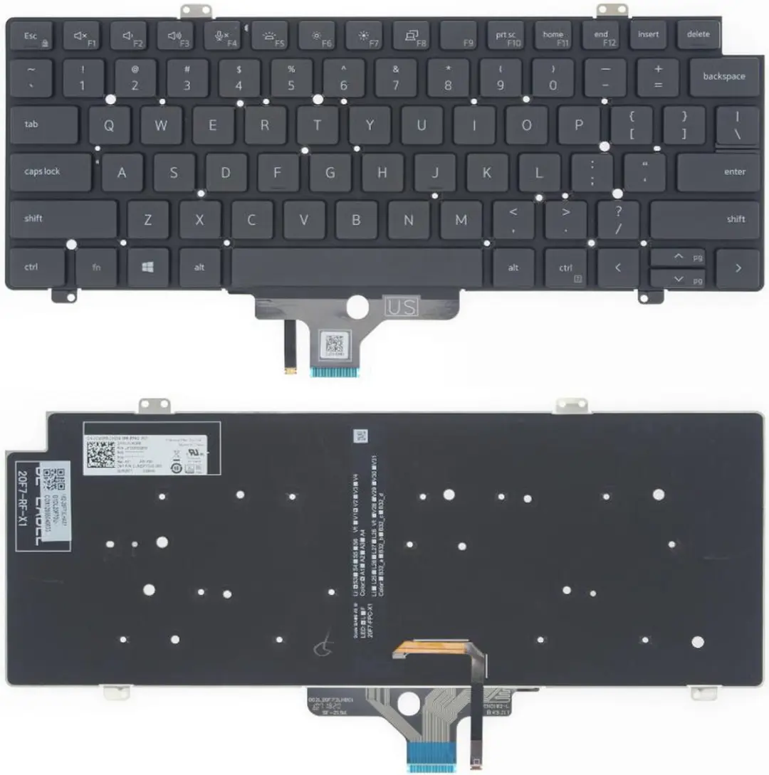 Notebook keyboard for Dell Latitude 5420 5421 7420 with backlit