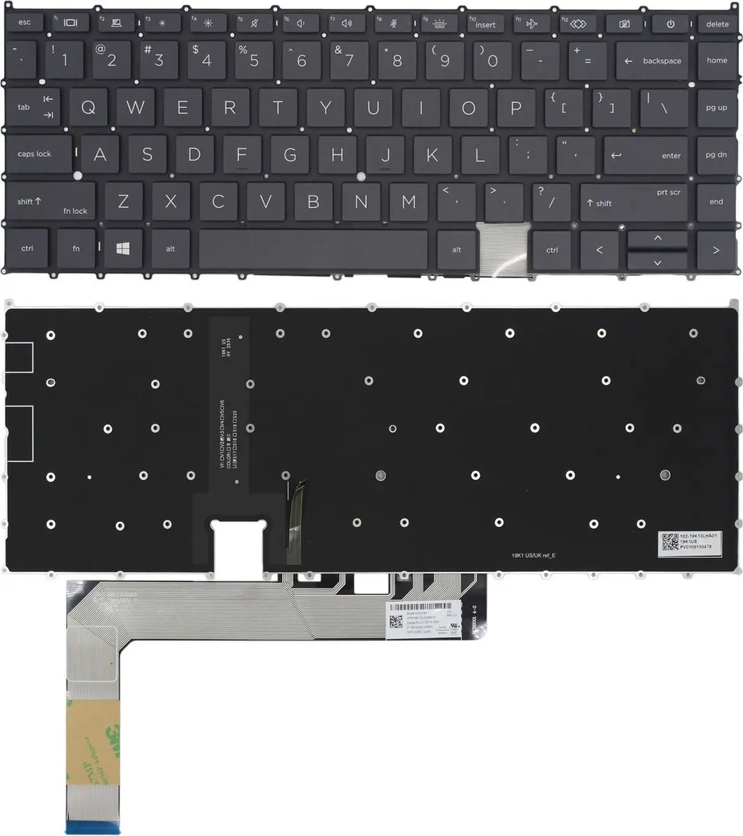 Notebook keyboard for HP EliteBook X360 1040 G7 G8 with backlit