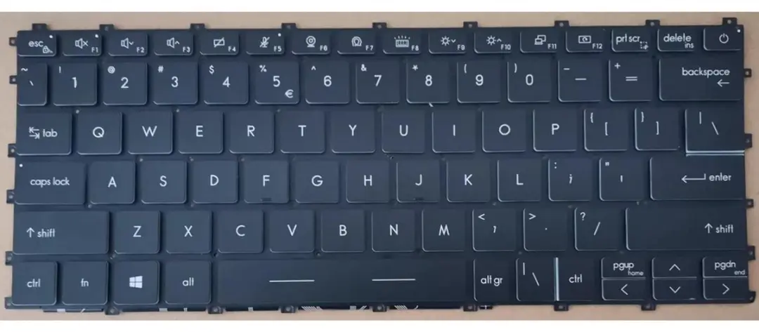 Notebook keyboard for MSI Summit E13 Flip Evo-A11M MS-13P2 with backlit pulled