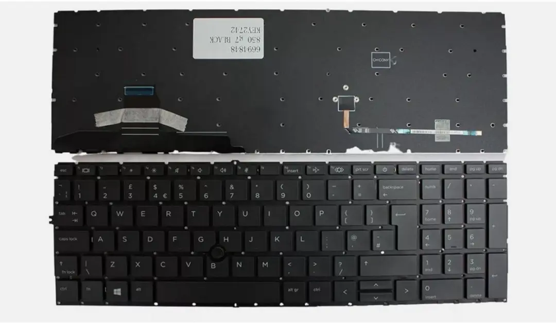 Notebook keyboard for HP EliteBook 850 855 G7 G8 big ''Enter'' with backlit