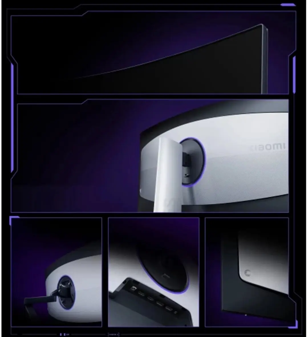 Xiaomi Curved Gaming Monitor G34WQi - Zwart - afbeelding 5 van 6