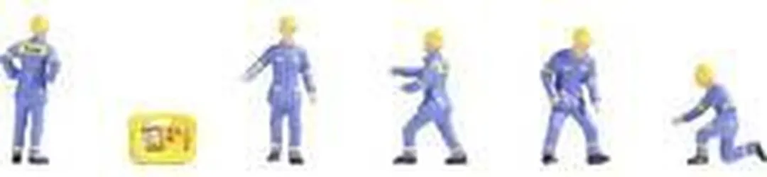 Noch THW Modelbouwfiguur H0 - Blauw/Geel
