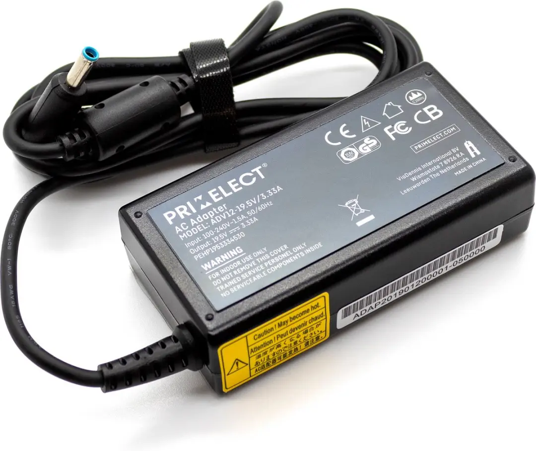 Laptop oplader 65W geschikt voor HP Elitebook 840 G5