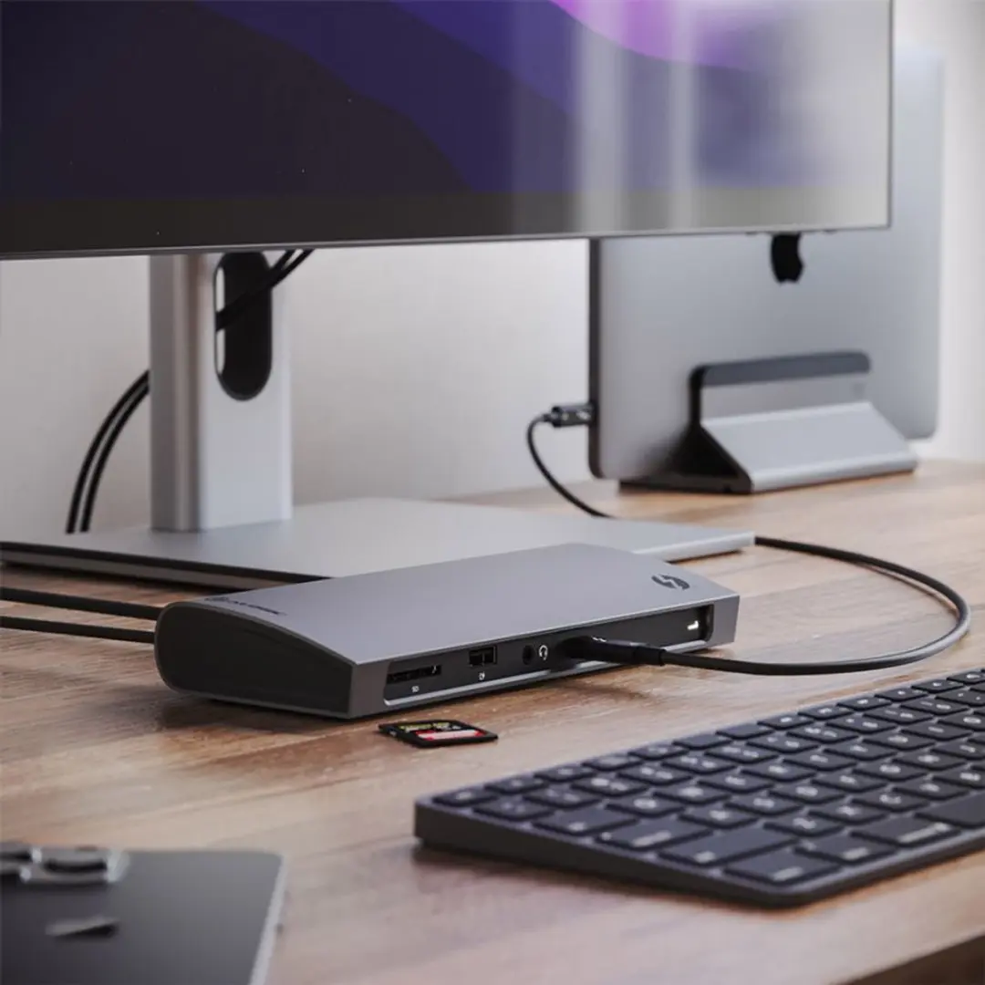 Alogic Blaze TB4D3TB Thunderbolt 4 Dockingstation - Zwart - afbeelding 5 van 6