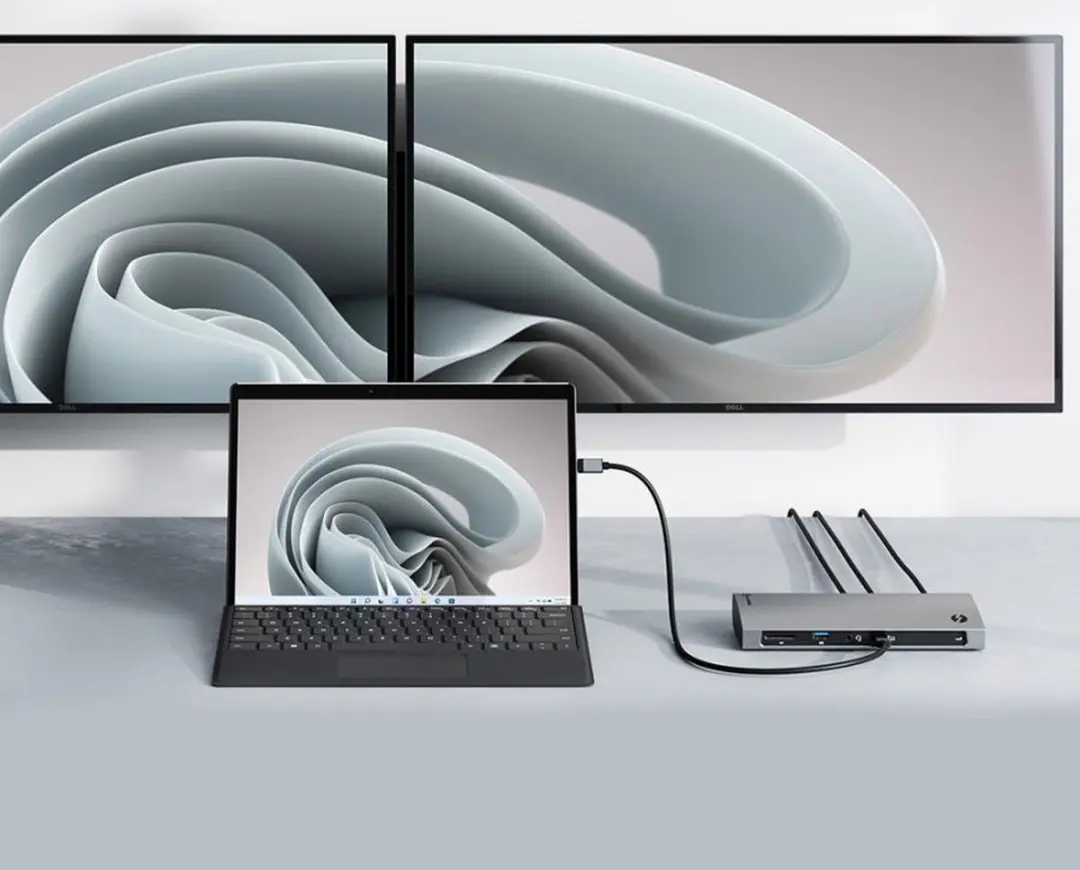 Alogic Blaze TB4D3TB Thunderbolt 4 Dockingstation - Zwart - afbeelding 6 van 6