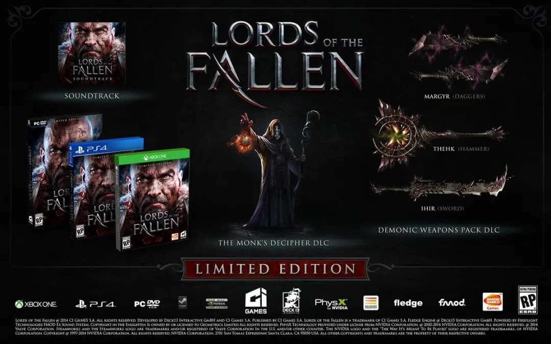 Lords of the Fallen Limited Edition - Xbox - afbeelding 2 van 3