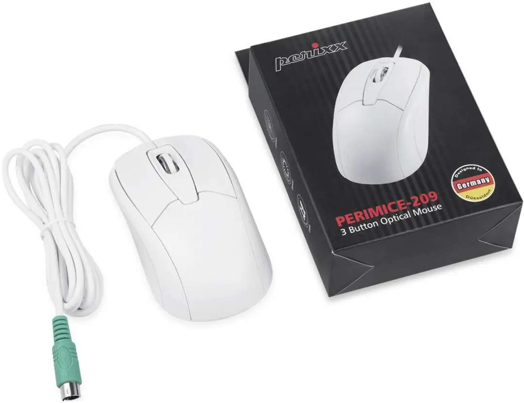 Perixx PERIMICE-209 P W Muis - Wit - afbeelding 2 van 4