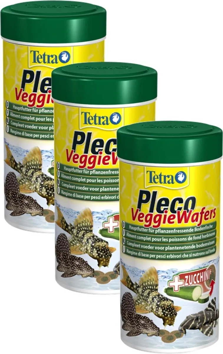 Tetra Pleco Wafer Vissenvoer - 3x250ml