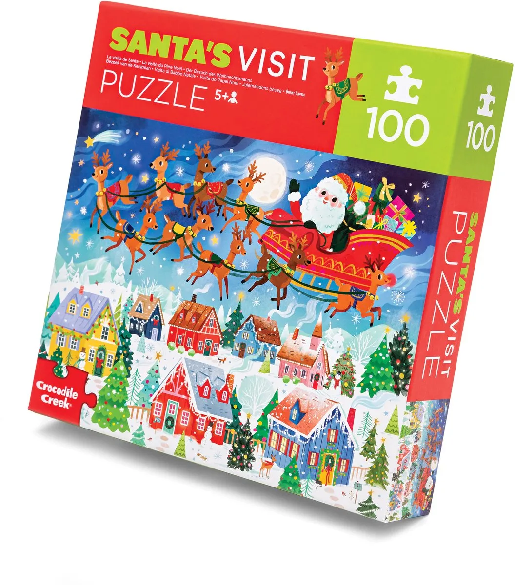 Crocodile Creek Santa's Visit Puzzel
