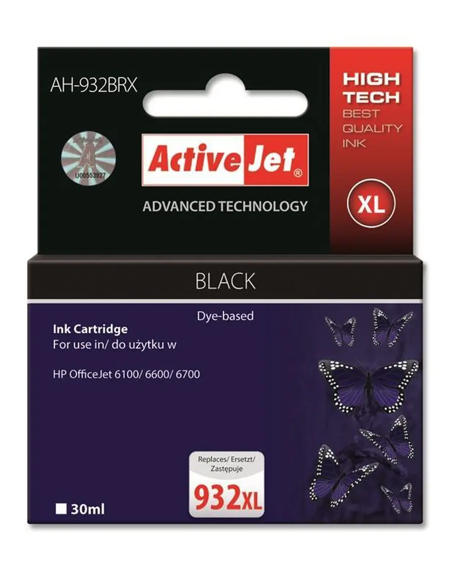ActiveJet AH-932BRX Inktcartridge XL - Zwart - afbeelding 5 van 6
