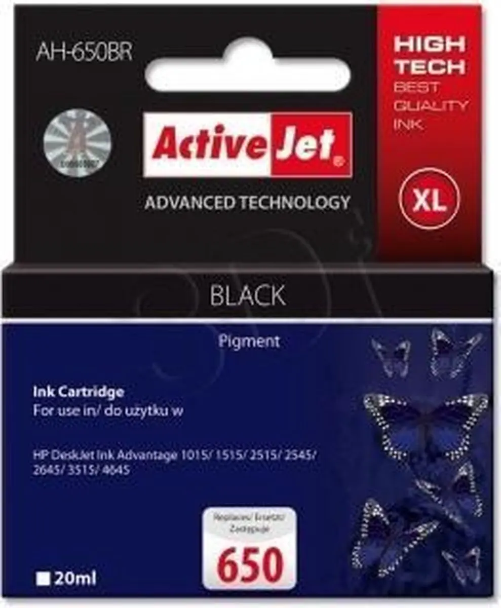 ActiveJet AH-650BR Inktcartridge - Zwart - afbeelding 4 van 5