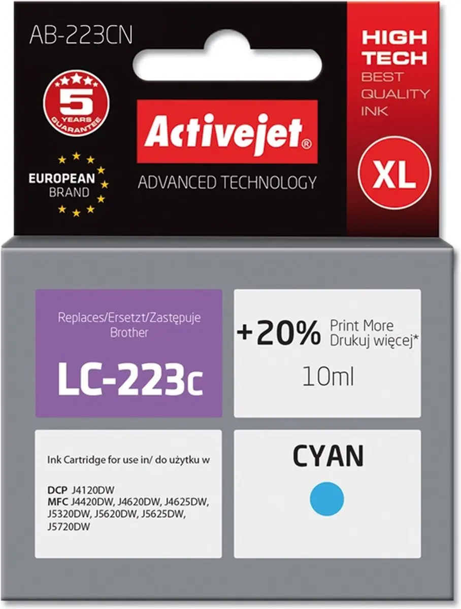 ActiveJet AB-223CN Inktcartridge