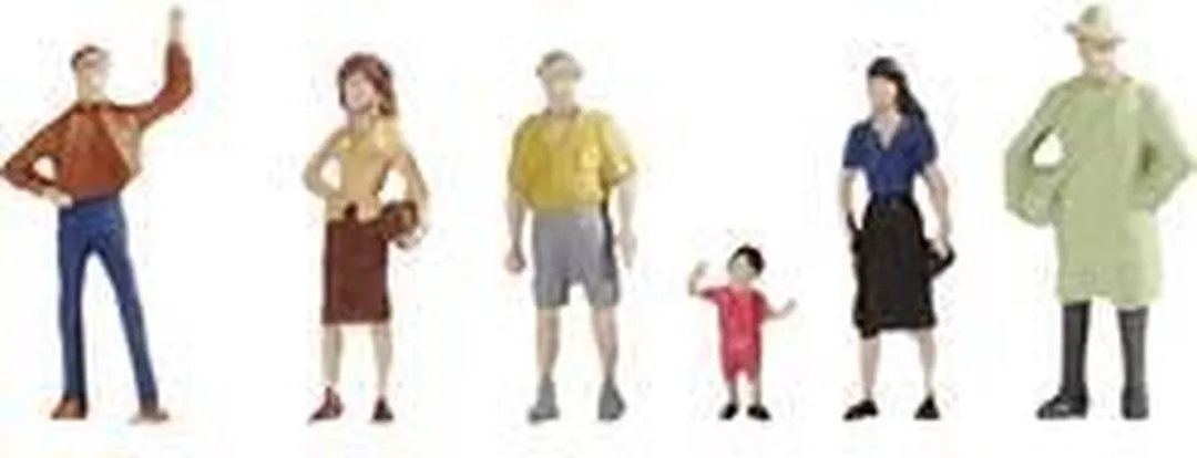 NOCH 38100 N Passantenfiguur - Meerkleurig