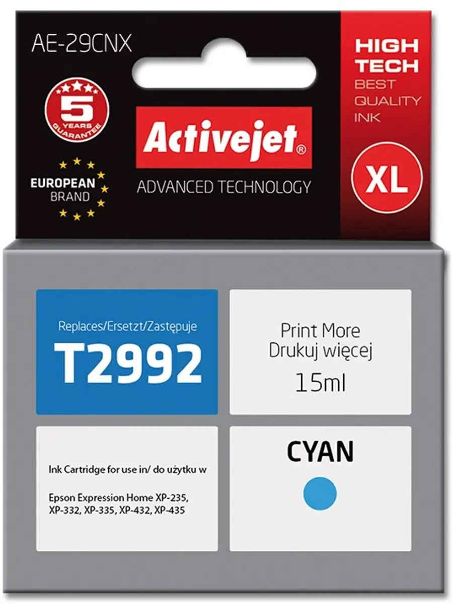 ActiveJet AE-29CNX Compatibele Inktcartridge