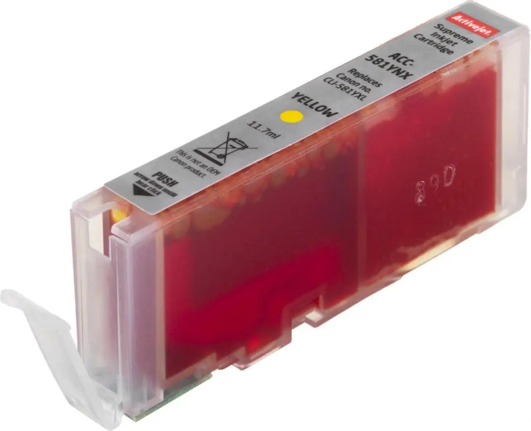 ActiveJet ACC-581YNX Inktcartridge Geel XL