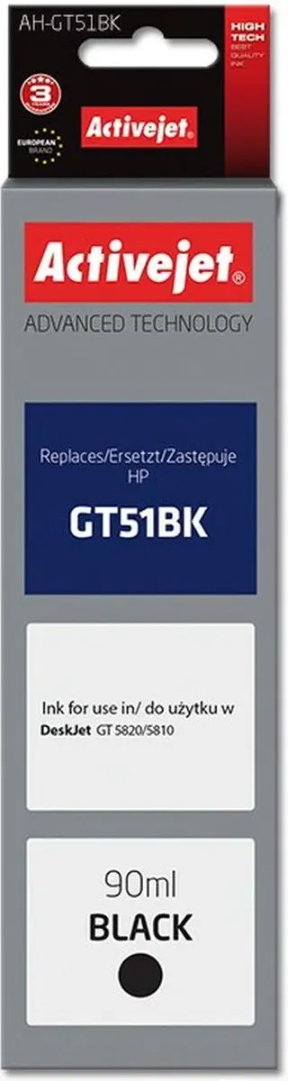 ActiveJet AH-GT51Bk Inktcartridge - XL Zwart - HP - afbeelding 2 van 2