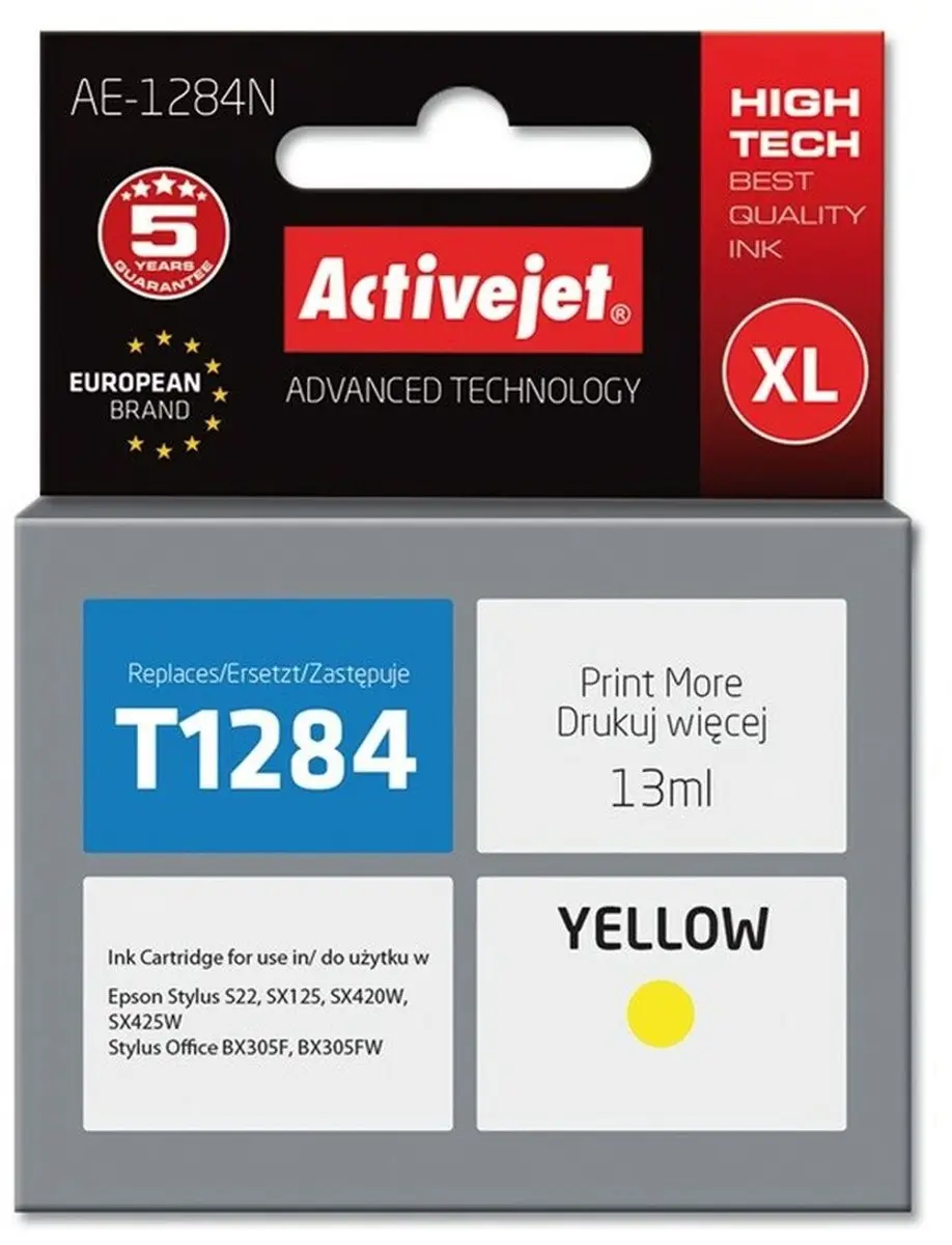 Activejet AE-1284N Inkt Geel