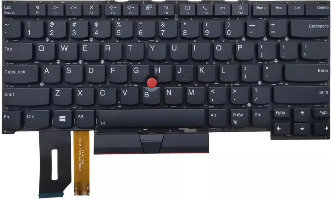 Notebook keyboard for Lenovo ThinkPad P1 Gen3 X1 Extreme 3rd with backlit