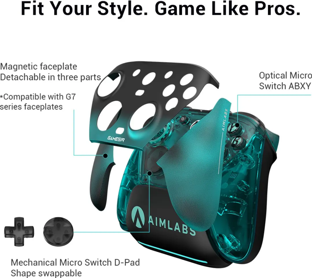 GameSir G7 Pro Aimlabs Edition Controller GSG7XAS001 - afbeelding 2 van 6