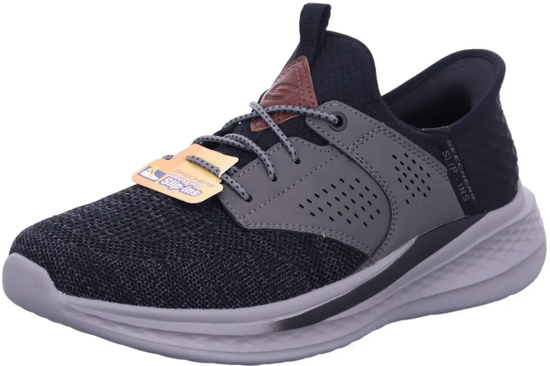 Skechers heren instappers zwart maat 40
