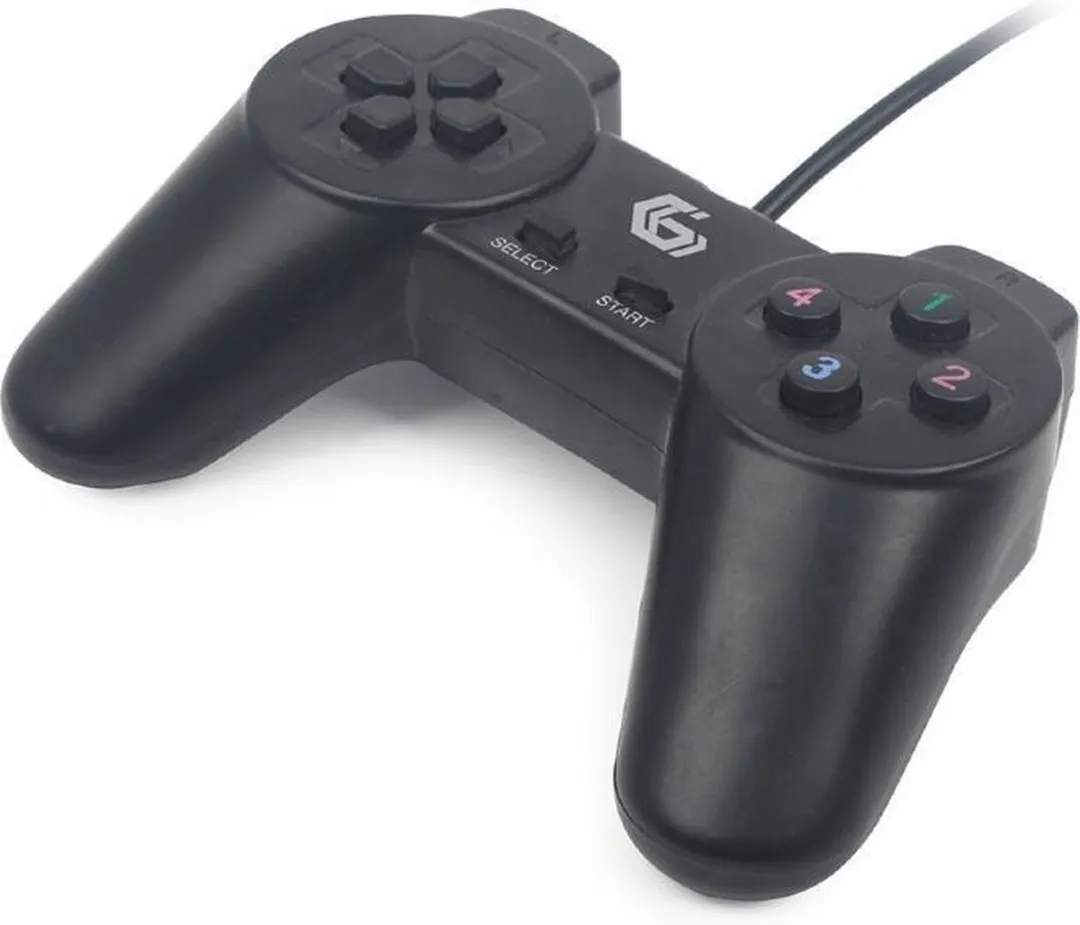 Gembird JPD-UB-01 USB Gamepad - 10 Knoppen - Zwart - afbeelding 6 van 6