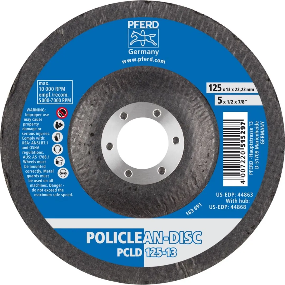Pferd POLICLEAN-schijf PCLD 125-13 - Ø125mm