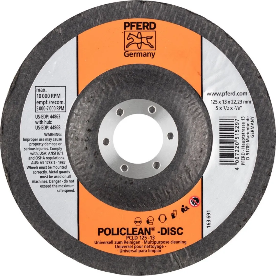 Pferd POLICLEAN-schijf PCLD 125-13 - Ø125mm
