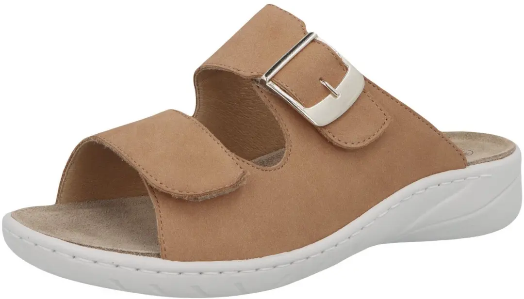 Solidus dames slippers bruin maat 42.5