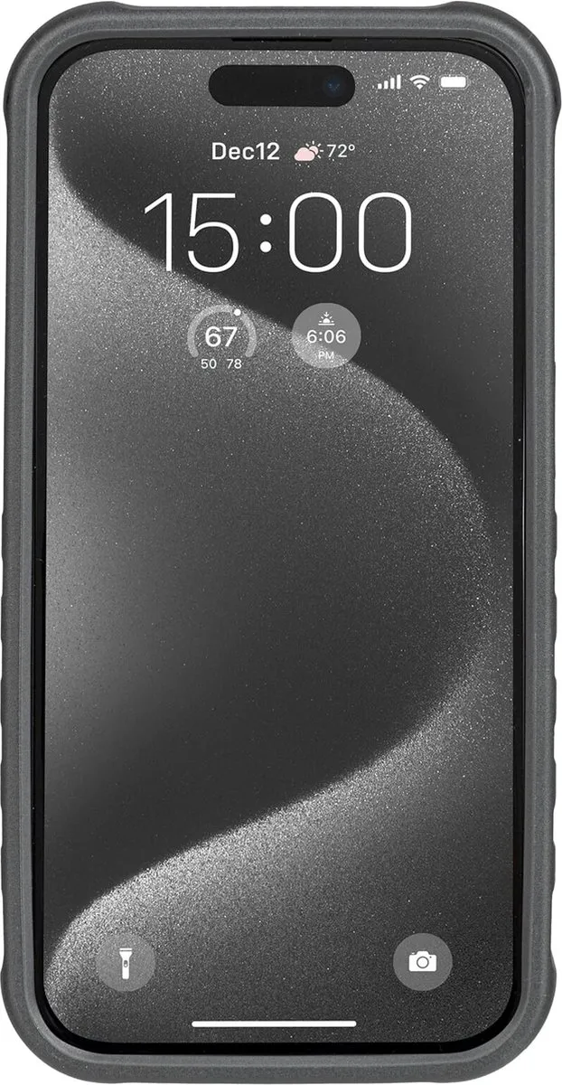 Topeak RideCase iPhone 15 Pro - Zwart/Grijs