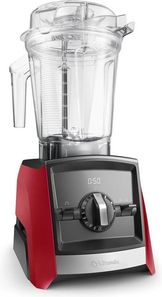 Vitamix A2500i Ascent - high performance blender - 3 programma's - 2.2 PK motor - 2 liter kan - 10 jaar garantie - rood