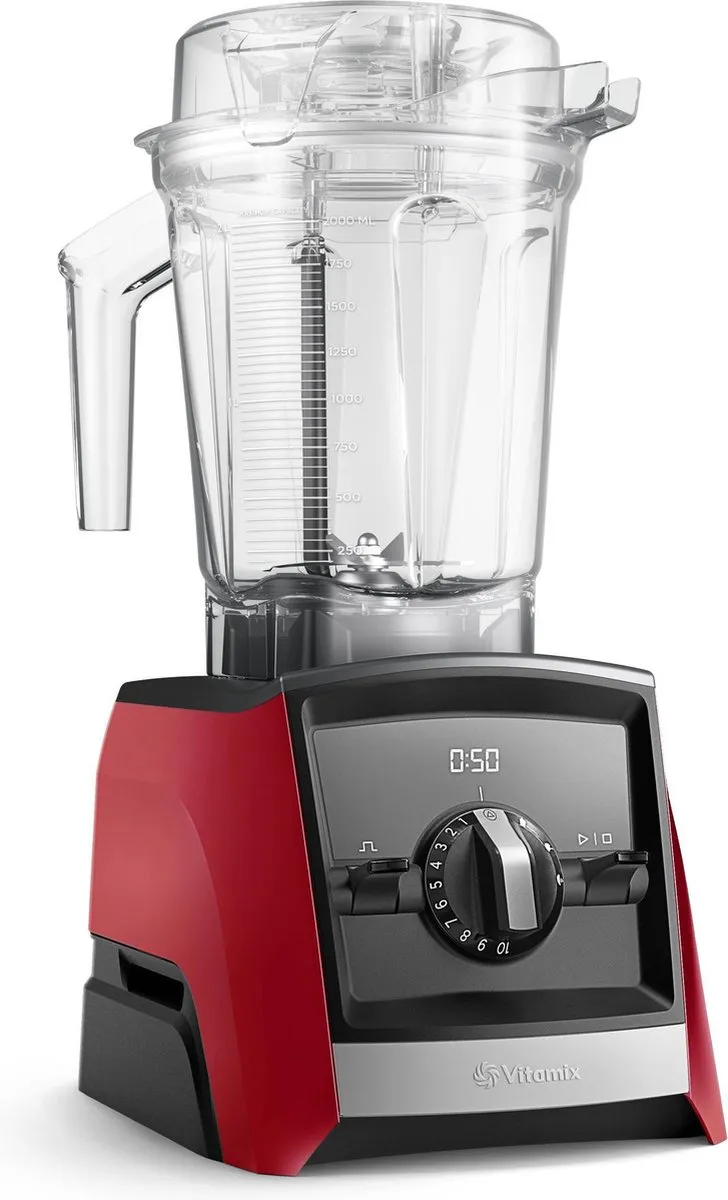 Vitamix A2500i Ascent - high performance blender - 3 programma's - 2.2 PK motor - 2 liter kan - 10 jaar garantie - rood