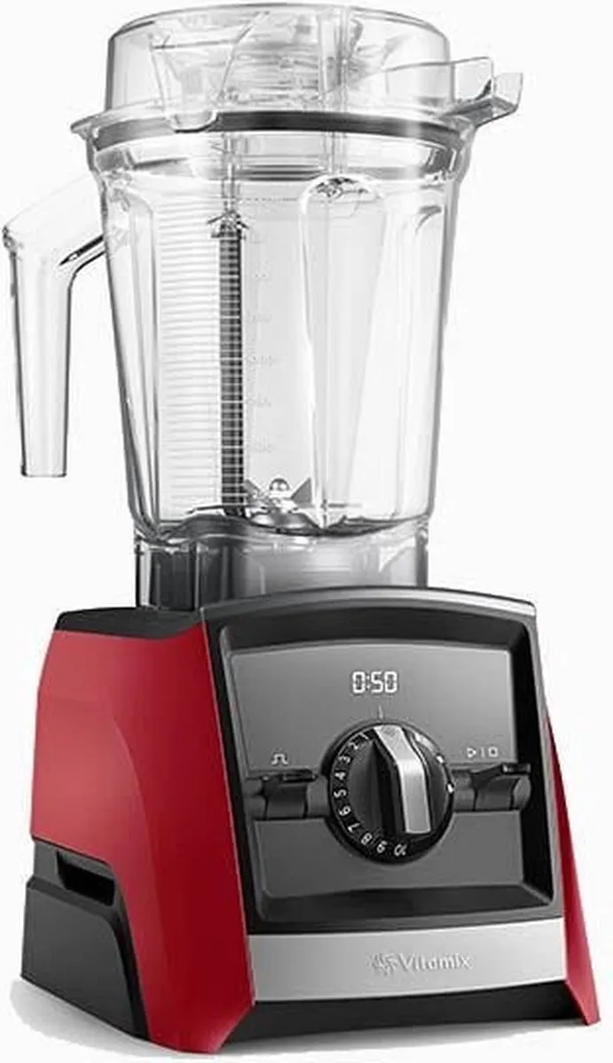 Vitamix A2500i Ascent - high performance blender - 3 programma's - 2.2 PK motor - 2 liter kan - 10 jaar garantie - rood