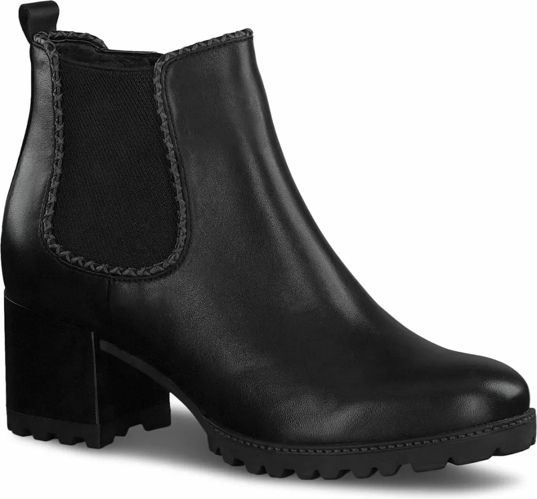 Tamaris PureRelax Dames Chelseaboot 1-1-25473-27 001 zwart normal Maat: 39 EU