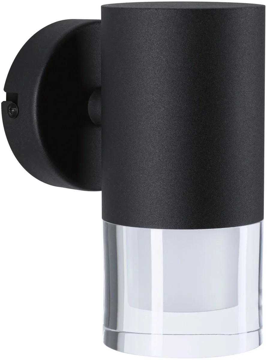 Paulmann Selection Bathroom Wand- en plafondlamp Kame IP44 - 3000K - 320lm - Signaal zwart