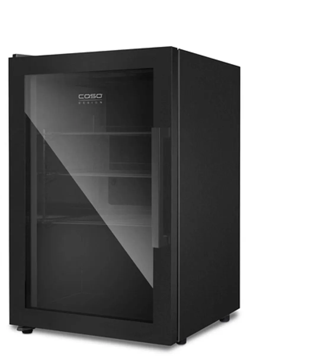 Caso BBQ Cooler Wijnkoeler 63L - 3 Plateaus - Zwart Links