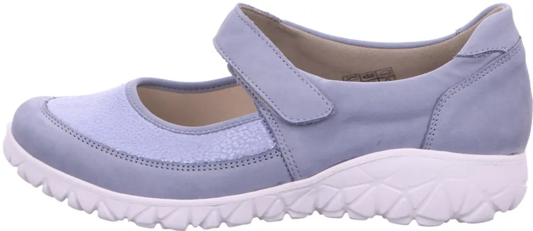 Waldläufer dames instappers blauw maat 41