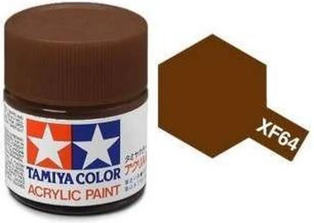 Tamiya Hobbyverf Acryl XF-64 Red Brown 23ml