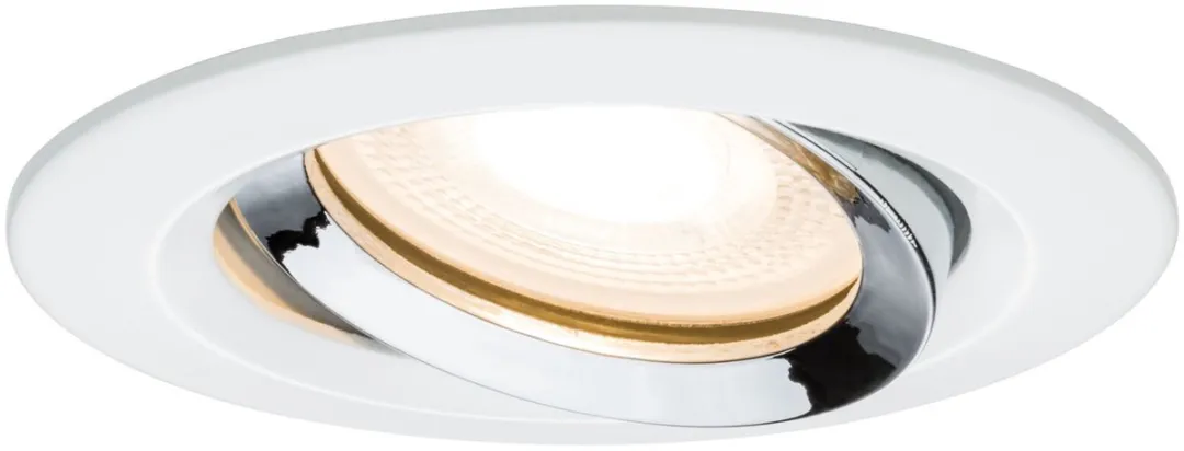 Paulmann Nova Plus LED-inbouwlamp GU10 7W 460lm - 2700K Wit mat/Chroom