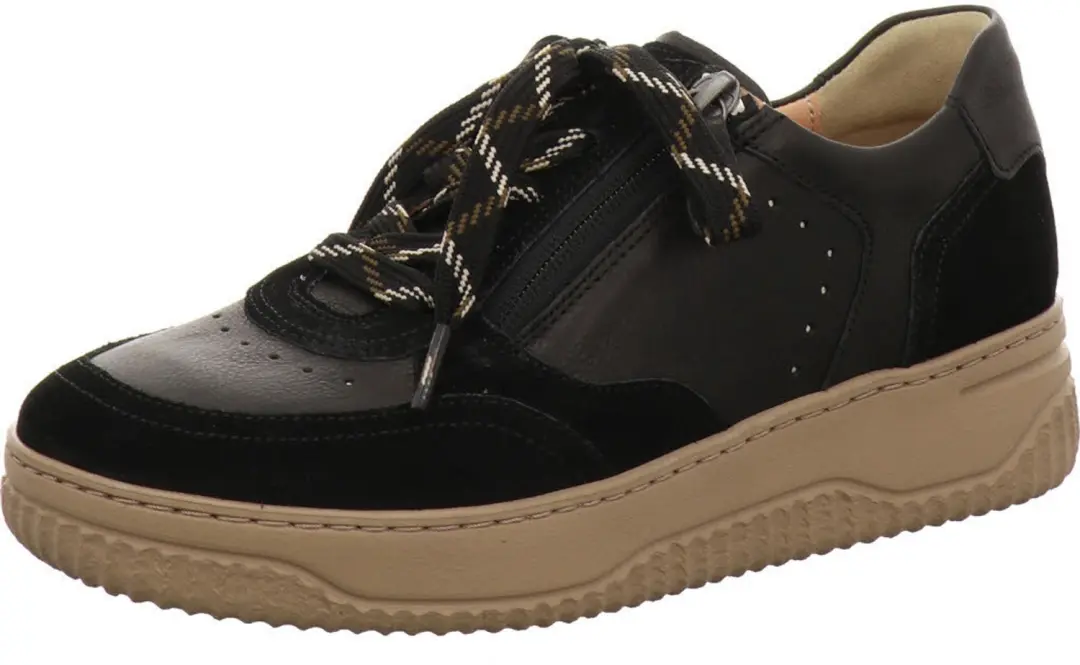 Hartjes Dames Sneakers - Zwart - afbeelding 3 van 6